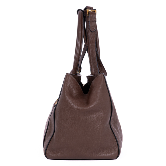 Prada Front Zip Pocket Shopping Tote - Picture 3 of 11